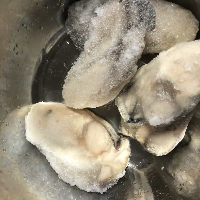 冷凍牡蠣 解凍